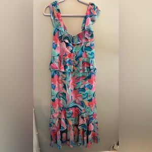 BRAND NEW WITH TAGS Show Me Your Mumu Reese Ruffle Dress